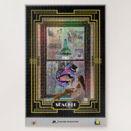 PUZZLE FOTO DE NUEVA YORK SPARKLE 8 FRAME 2 BLANCO