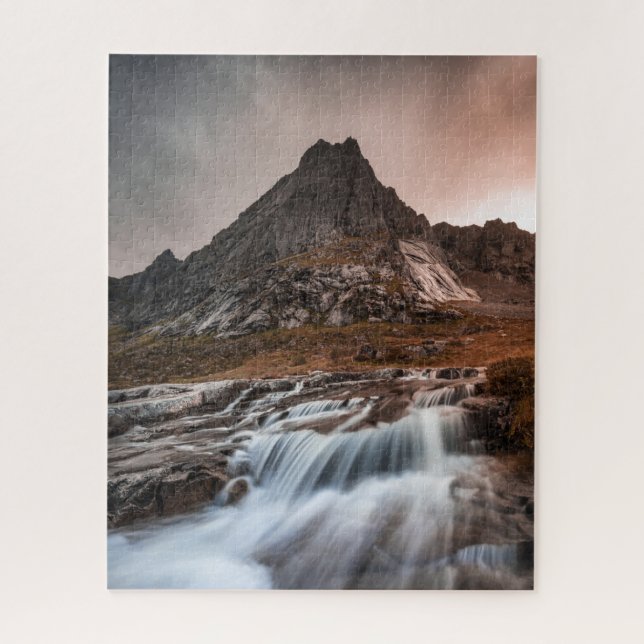 Puzzle Foto de paisajes de Noruega (Vertical)