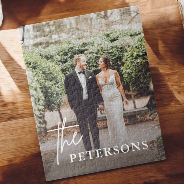 Puzzle Foto de pareja de recién casados con amor (Subido por el creador)
