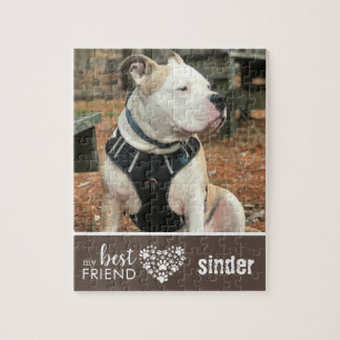 Puzzle Foto de perro Mascota de amor personalizada