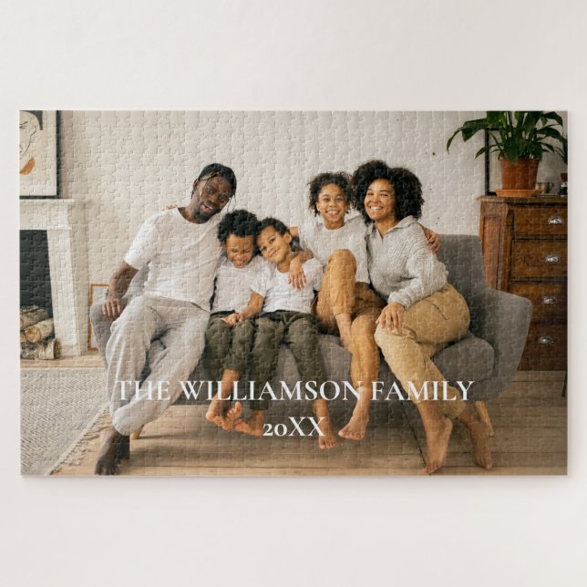 Puzzle Foto de su familia (Horizontal)
