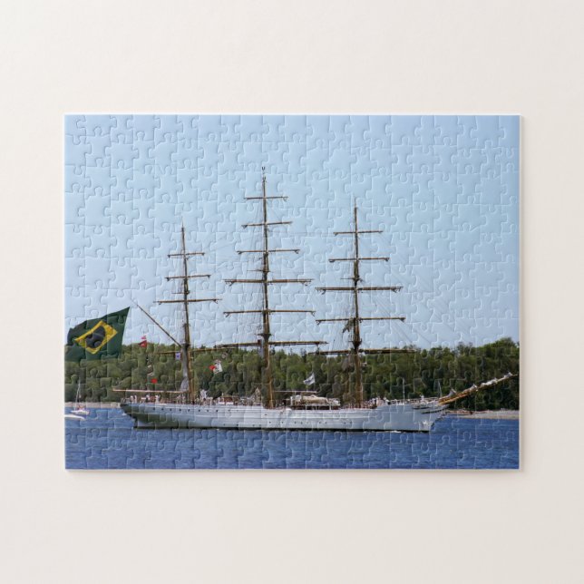 Puzzle Foto de Tall Ship Cisne Branco (Horizontal)