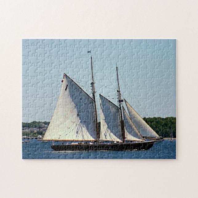 Puzzle Foto de Tall Ship Clipper Bluenose II (Horizontal)