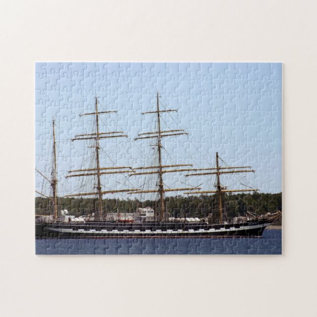 Puzzle Foto de Tall Ship Kruzenshtern (Horizontal)