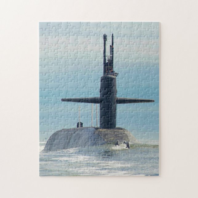 Puzzle Foto de un submarino Tennessee. (Vertical)