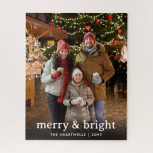 Puzzle Foto de vacaciones familiares alegres y brillantes