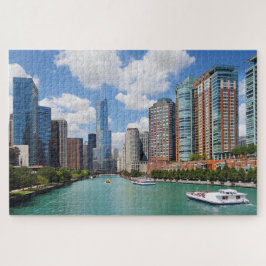 Puzzle Foto de viaje por la línea aérea del río Illinois 