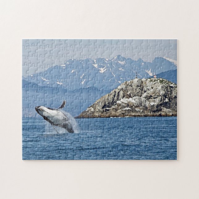 Puzzle Foto de vida silvestre Alaska Humpback Whale (Horizontal)