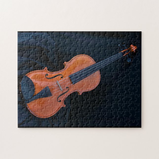 Puzzle Foto de violín en primer plano (Horizontal)