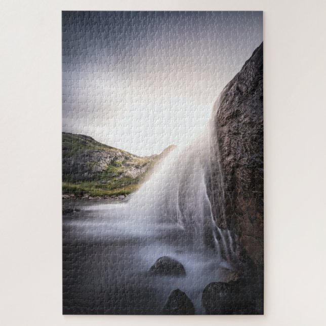 Puzzle Foto de Waterfall Landscape (Vertical)
