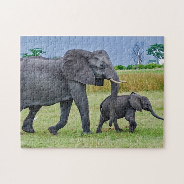 Puzzle Foto de Wildlife Elephant Calf (Horizontal)