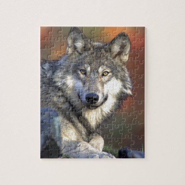 Puzzle Foto de Wolf (Vertical)
