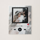 Puzzle Foto del aniversario del regalo de las parejas de<br><div class="desc">Foto del aniversario del regalo de las parejas de cantantes de baile primero</div>