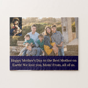 Puzzle Foto del Día de la Madre del personalizable