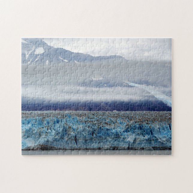 Puzzle Foto del glaciar Alaska Hubbard (Horizontal)