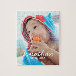 Puzzle Foto del personalizado con nombre y fecha