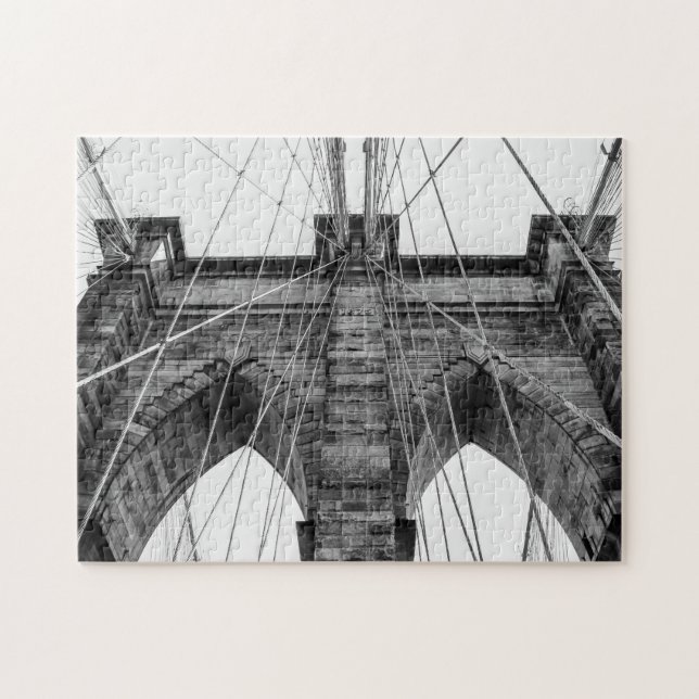 Puzzle Foto del puente de Brooklyn en NYC (Horizontal)