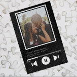 Puzzle Foto del reproductor de música personalizada<br><div class="desc">Novedad y moderna plantilla de fotos del reproductor de música - Rompecabezas personalizados. añade tu propia fotografía y texto - cambia el texto para adaptarlo a tus necesidades - regalos personalizados ideas de Ricaso</div>