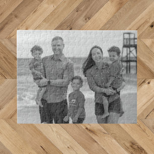 Puzzle Foto en blanco y negro moderna simple