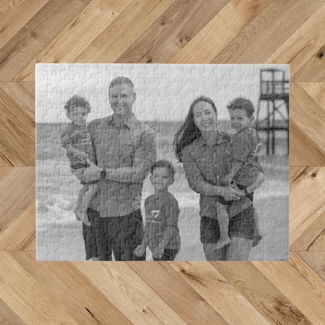 Puzzle Foto en blanco y negro moderna simple (Subido por el creador)