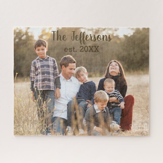 Puzzle Foto familiar encantadora (Horizontal)