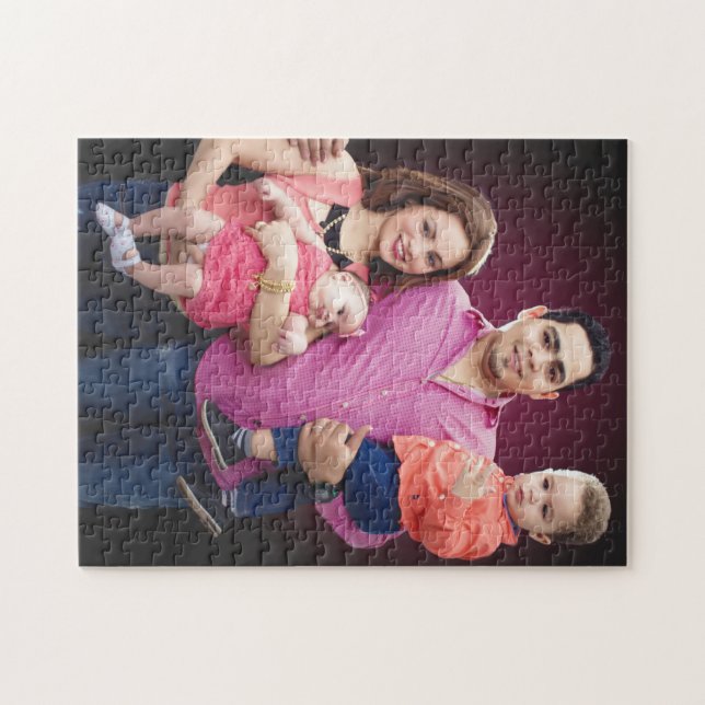 Puzzle Foto familiar personalizada (Horizontal)
