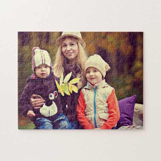 Puzzle Foto familiar personalizada (Horizontal)