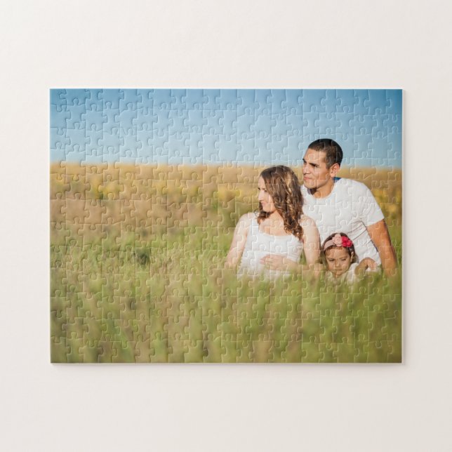 Puzzle Foto familiar personalizada (Horizontal)