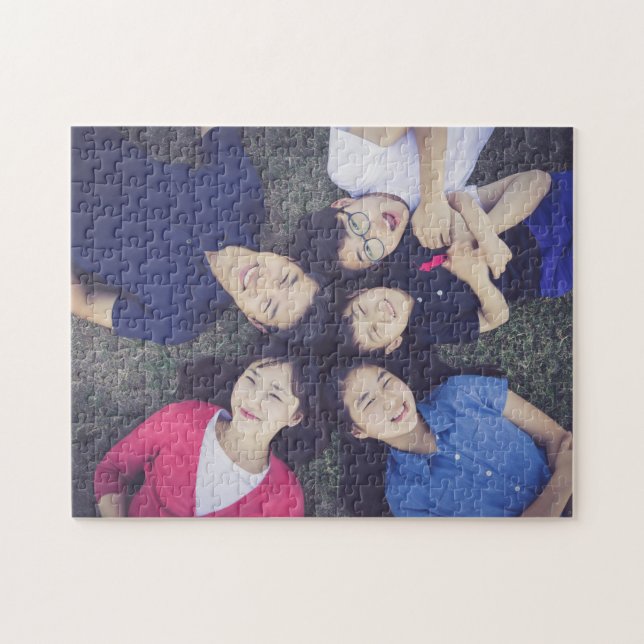Puzzle Foto familiar personalizada (Horizontal)