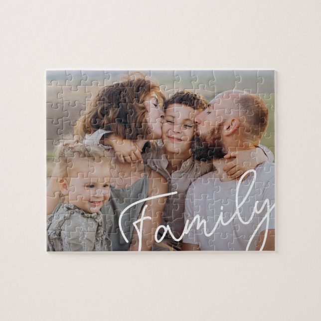 Puzzle Foto familiar personalizada (Horizontal)
