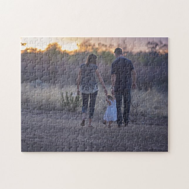 Puzzle Foto familiar personalizada (Horizontal)