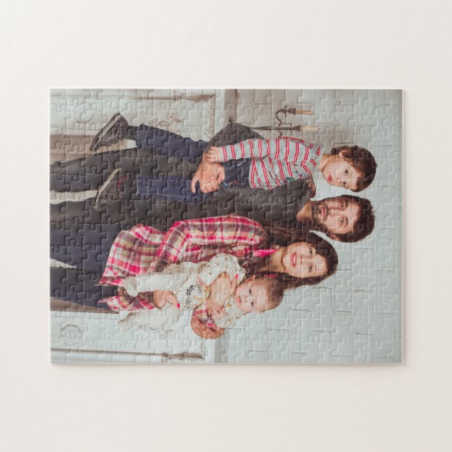 Puzzle Foto familiar personalizada (Horizontal)