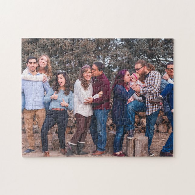 Puzzle Foto familiar personalizada (Horizontal)