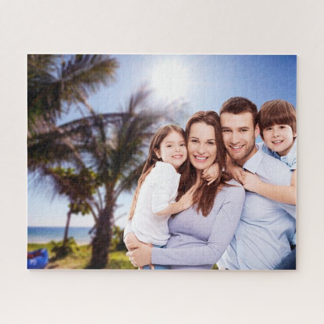 Puzzle Foto familiar personalizada (Horizontal)