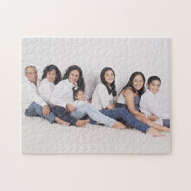 Puzzle Foto familiar personalizada (Horizontal)