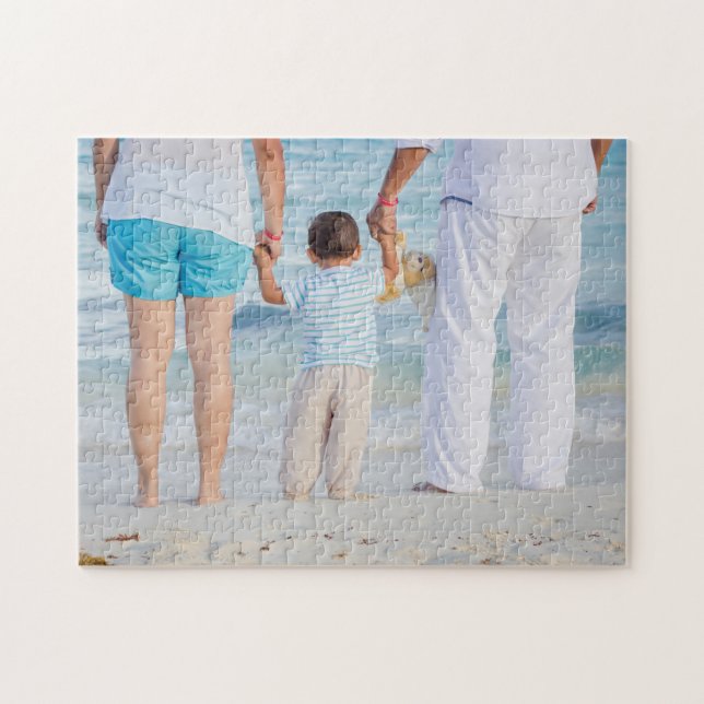 Puzzle Foto familiar personalizada (Horizontal)