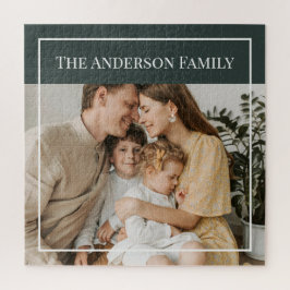 Puzzle Foto familiar personalizada | Nombre de familia pe