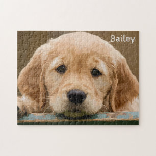 Puzzle Foto mascota - Golden Retriever - Dog Photo