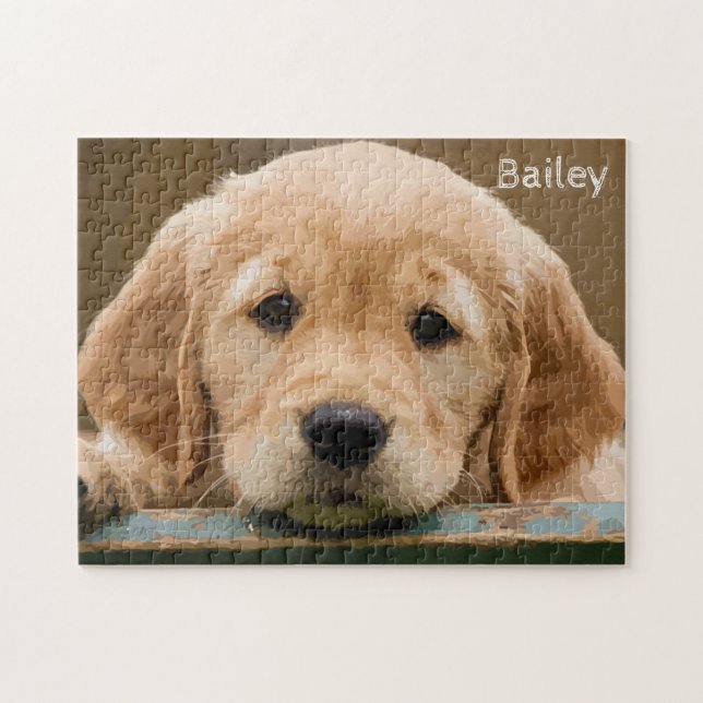 Puzzle Foto mascota - Golden Retriever - Dog Photo (Horizontal)