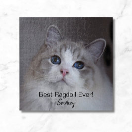 Puzzle Foto Mascota personalizada Mejor gato de Ragdoll J