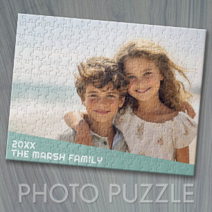 Puzzle Foto minimalista moderna con bloque de color diago