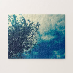 Puzzle Foto mirando al cielo azul y salvaje