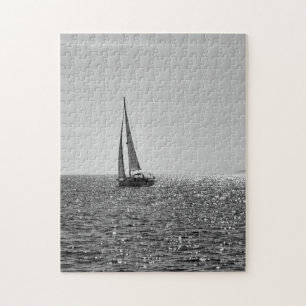 Puzzle Foto moderna de Guay del barco de vela en verano
