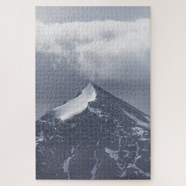 Puzzle Foto paisajista de las montañas de Noruega (Vertical)