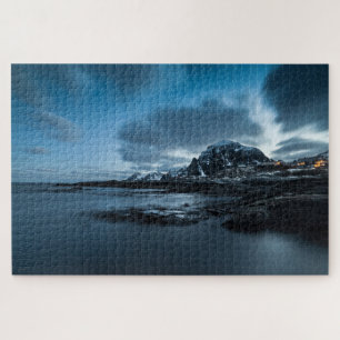 Puzzle Foto paisajista de Lofoten Noruega