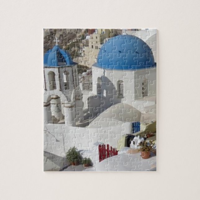 Puzzle Foto panorámica de viajes por Grecia en Mykonos (Vertical)