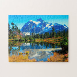 Puzzle Foto panorámica del Lago Sky de la Montaña