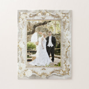 Puzzle Foto personalizada de boda bonita