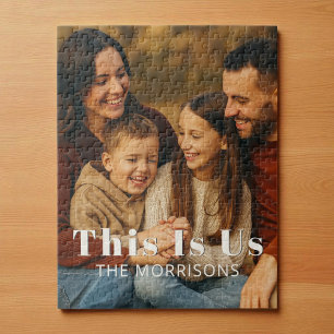 Puzzle Foto personalizada de la familia Keepsake