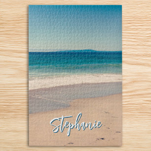 Puzzle Foto personalizada de playa Océano Azul Escénico
